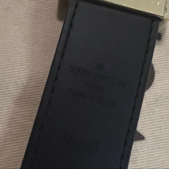 Authentic Louis Vuitton black multicolor belt - Picture 9 of 11